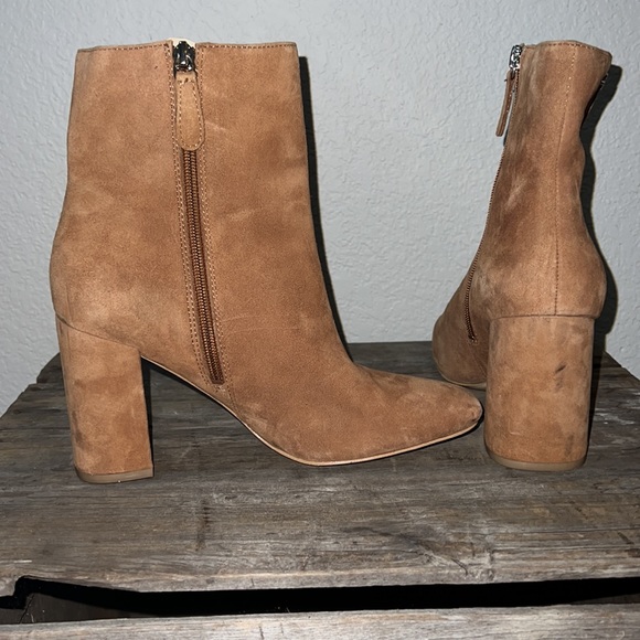 Guess Suede Ankle Booties US W size 8.5 - Picture 4 of 7